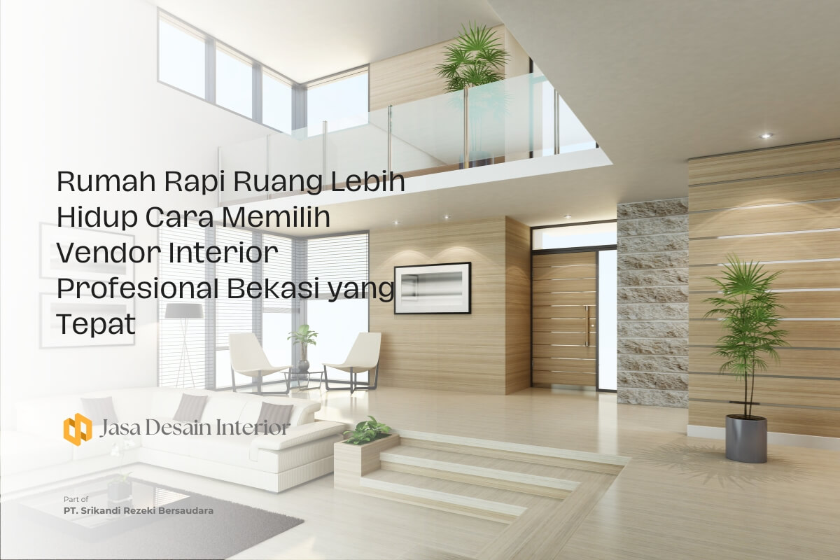 Rumah Rapi Ruang Lebih Hidup Cara Memilih Vendor Interior Profesional Bekasi yang Tepat